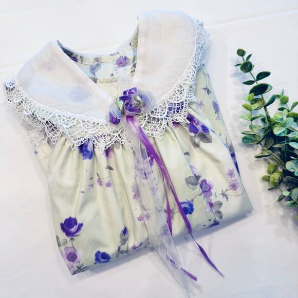 Vintage Baby Dress Floral Lace 18 months Rare Editions - Picture 2 of 16